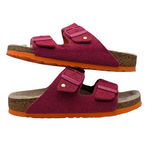 Birkenstock Pink Sandals Women’s Comfort Footbed Size 38 (Womens 7/7.5) - Picture 3 of 7